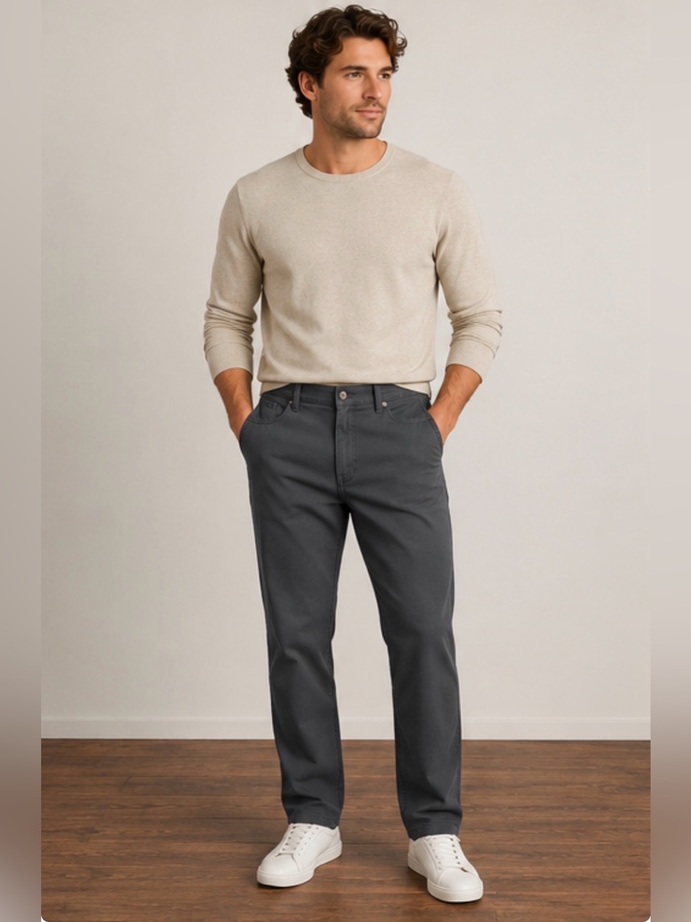 Lululemon Men’s ABC Pants 34x32 Dark Gray Warpstreme Stretch Golf Office Casual